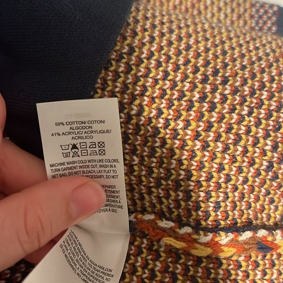 Lucky Brand Aztec print knitted cotton cardigan. Size L‎ - Picture 7 of 8